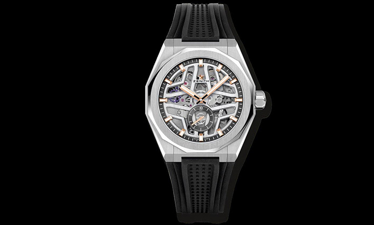 نظرة على ساعة DEFY SKYLINE SKELETON BOUTIQUE من Zenith مع لمسات من الذهب اللامع